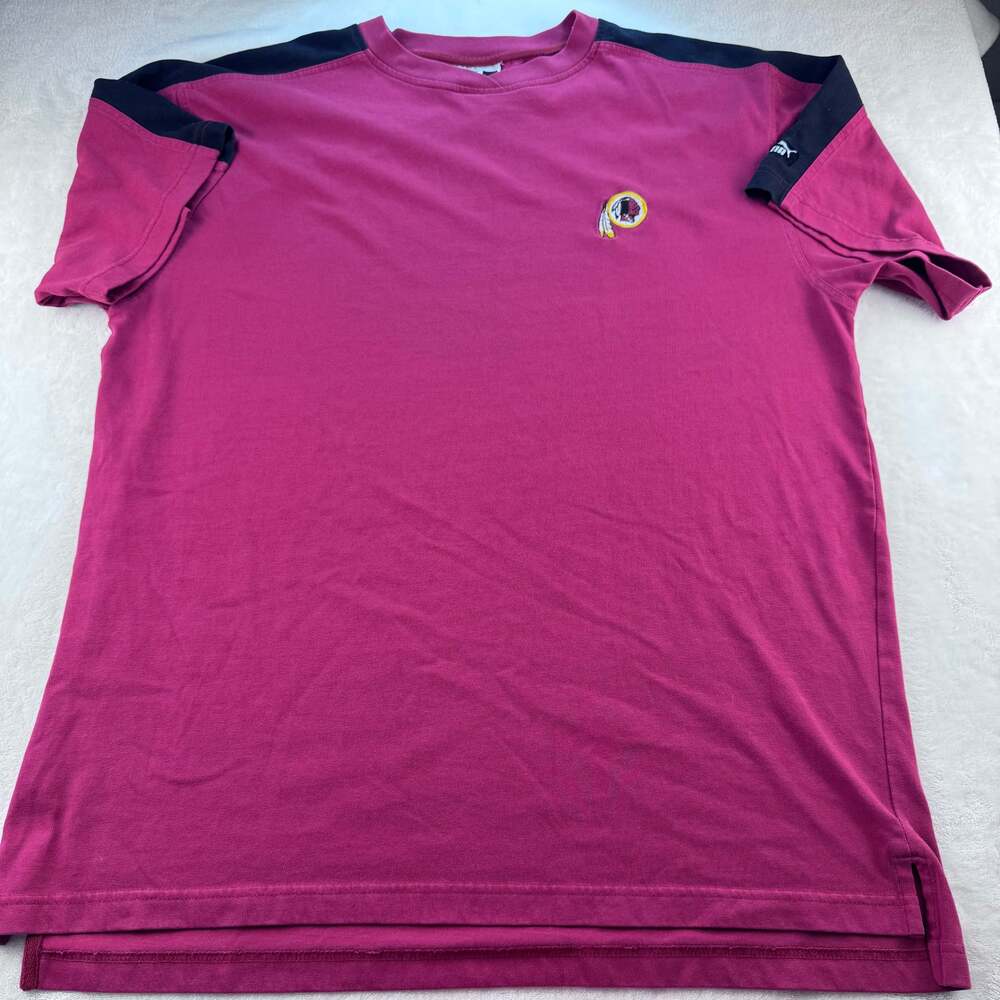 Vintage 90s Puma Washington Reskins Shirt Mens Large Red GUC